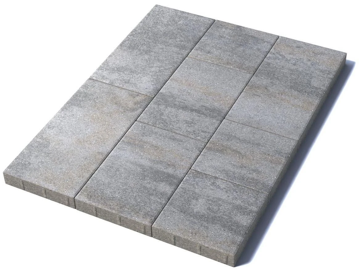 Тротуарная плитка Трио, 60 мм, Габбро