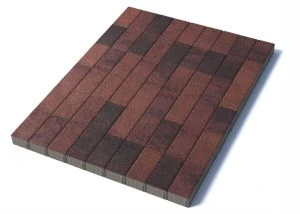 Купите прямоугольную тротуарную плитку от производителя «Поревит»