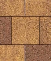 Тротуарная плитка Квадрат 500х500х60 мм, гранит, Осень