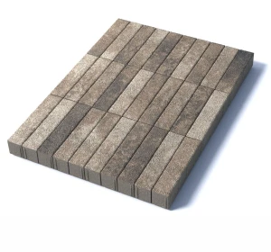 Тротуарная плитка Паркет 360х80х80 мм, гранит, Старый замок