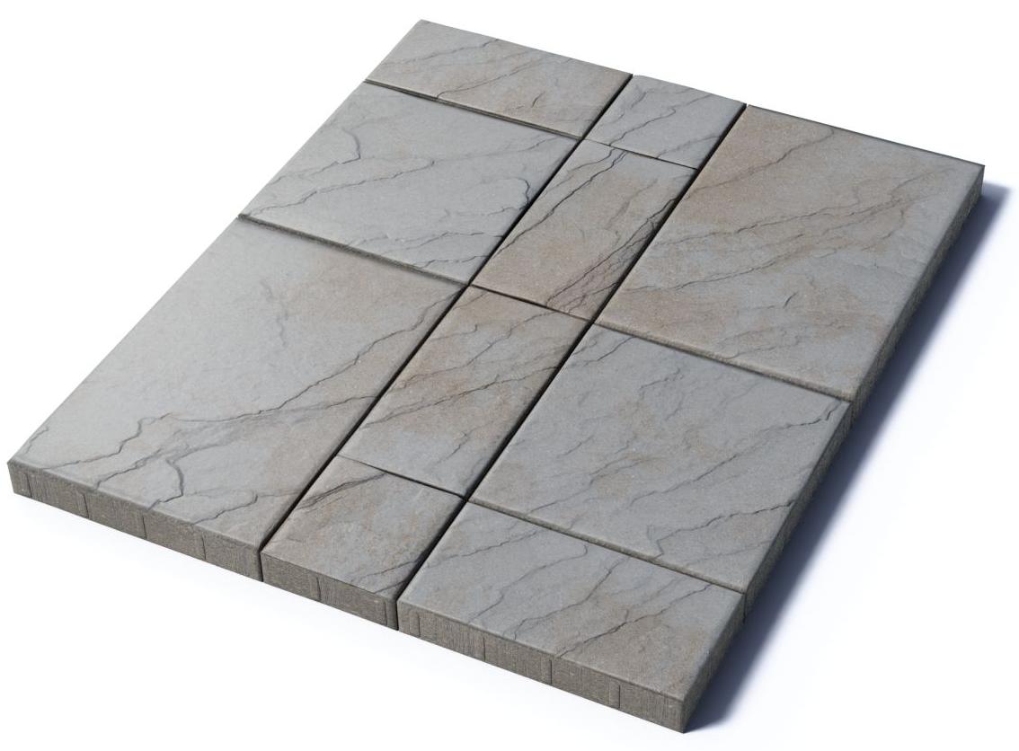 Тротуарная плитка Петра, 60 мм, Степняк