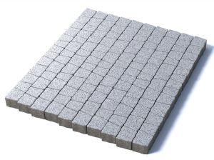 Тротуарная плитка Абрис, мрамор, белый с черным Тротуарная плитка Абрис, мрамор, белый с черным