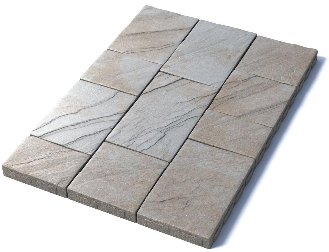 Тротуарная плитка Литос, 60 мм, Степняк