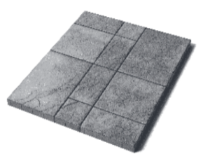 Тротуарная плитка Петра, 60 мм, Шунгит Тротуарная плитка Петра, 60 мм, Шунгит