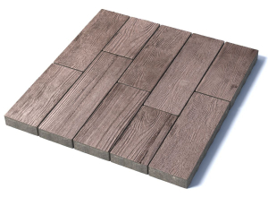 Тротуарная плитка Арбор, 60 мм, Орех Тротуарная плитка Арбор, 60 мм, Орех