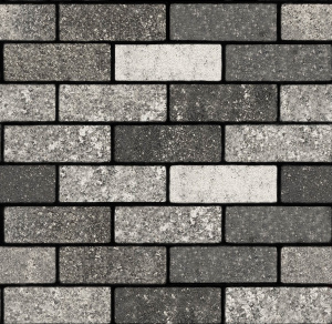 Облицовочный угловой вибропрессованый кирпич, полный прокрас, Антрацит