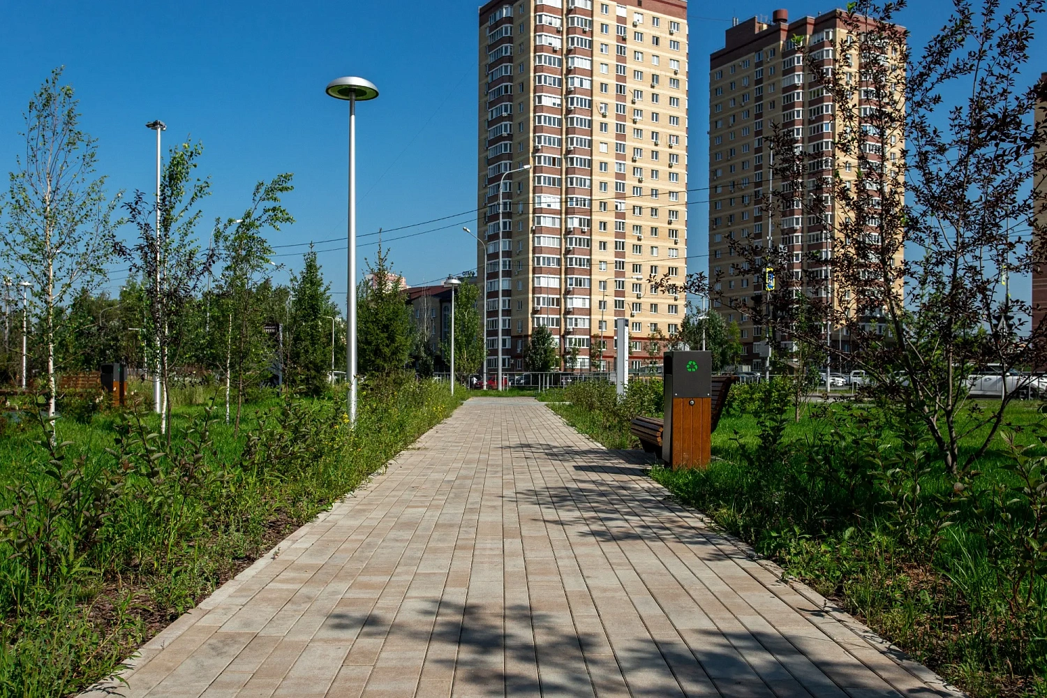 Бульвар Ершова в Тюмени