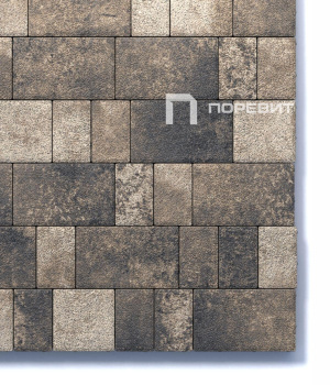 Тротуарная плитка Б.1.Фсм.6 гранит (н/м) листопад (бело-черно-коричневый) - Старый Замок Тротуарная плитка Б.1.Фсм.6 гранит (н/м) листопад (бело-черно-коричневый) - Старый Замок