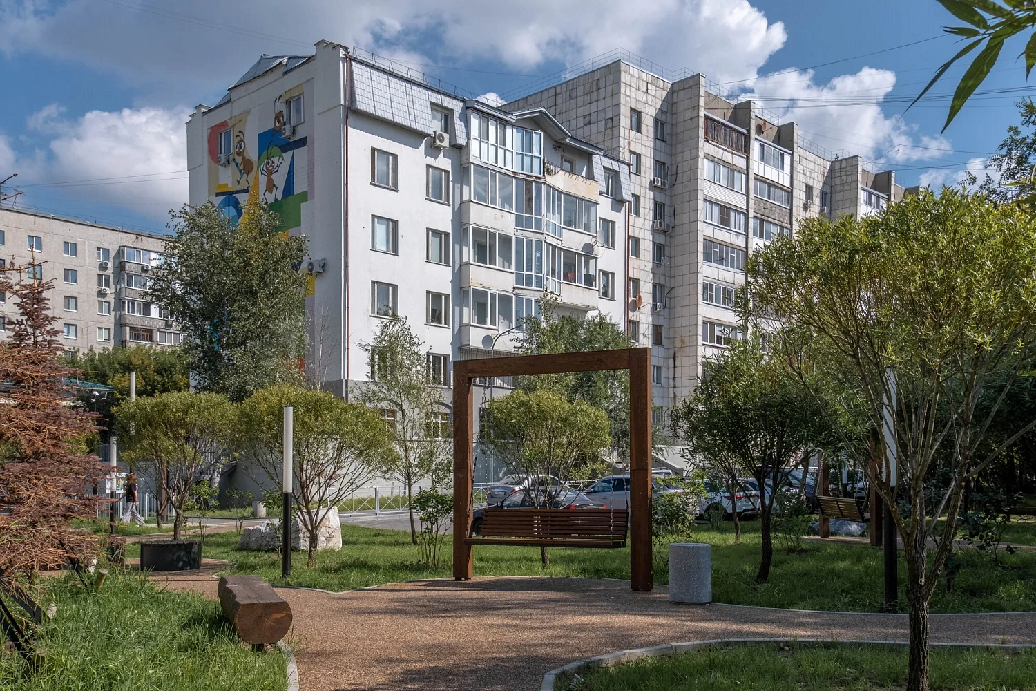 Сквер Отрядов мэра в Тюмени