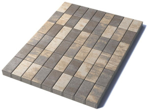 Тротуарная плитка Прямоугольник 200х100х60 мм, Доломит