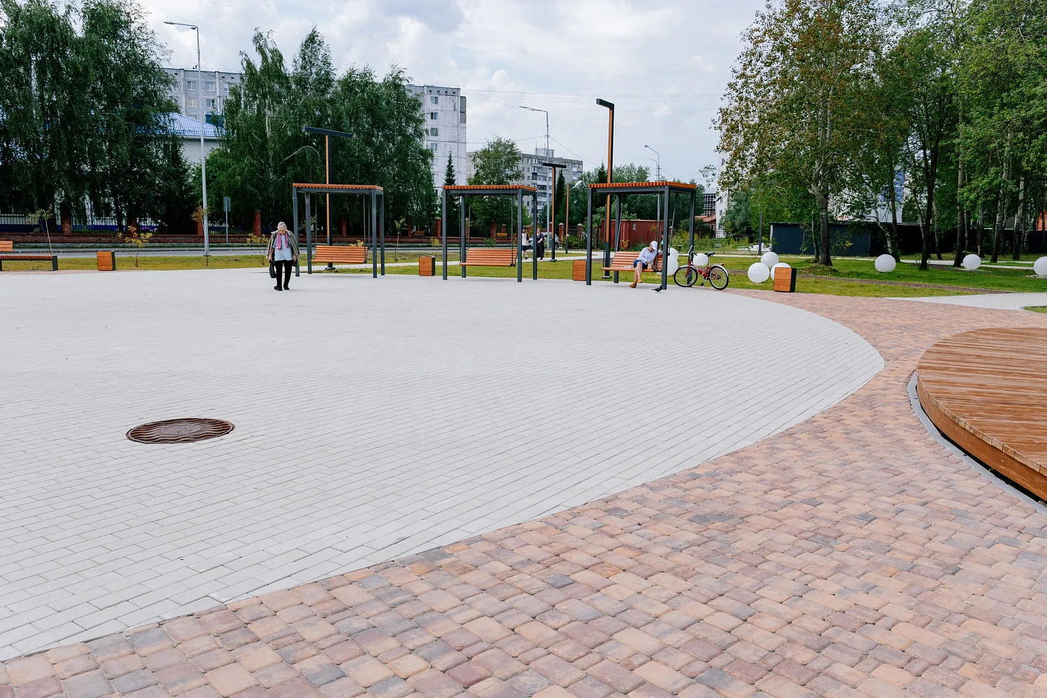 Сквер Спортивный в Тобольске